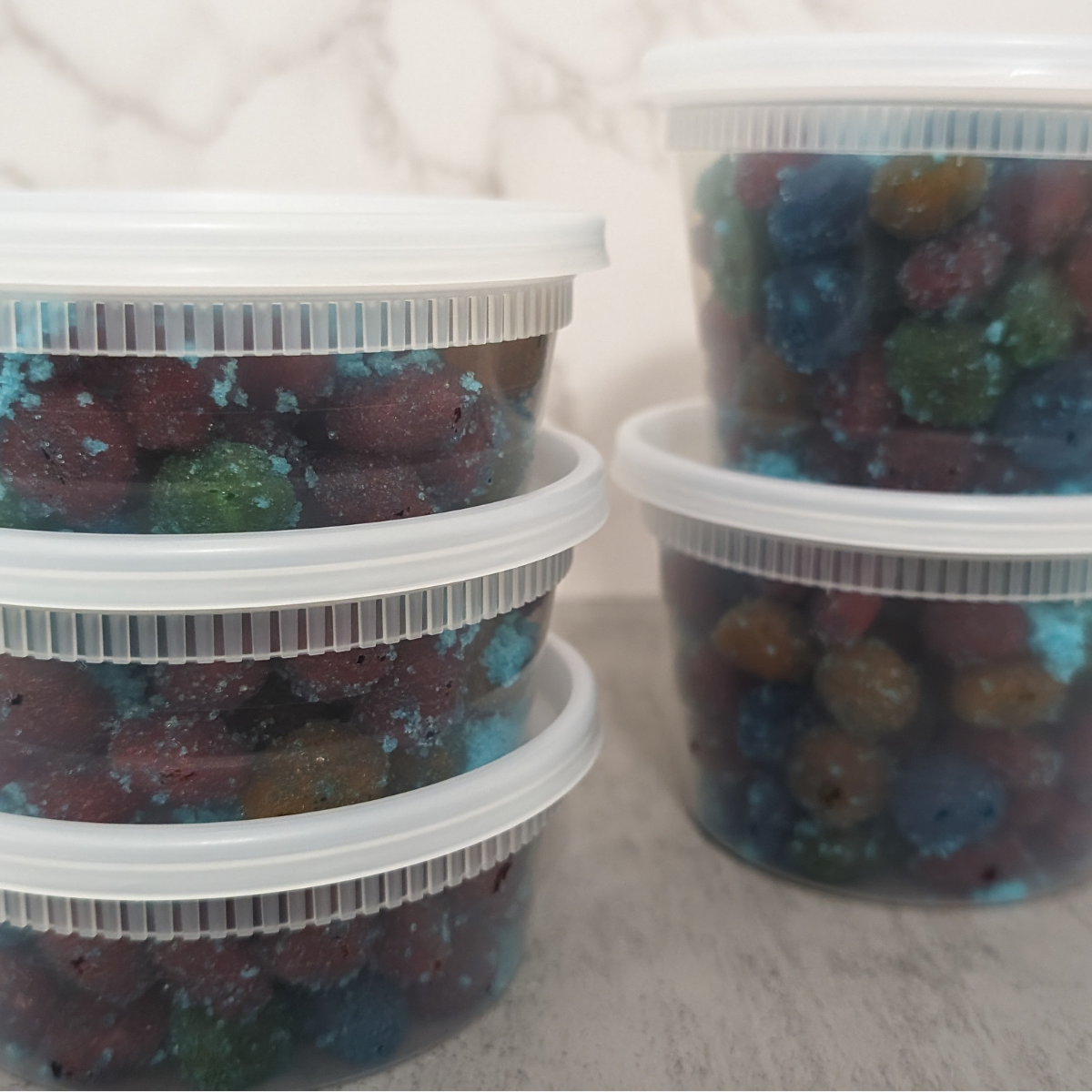 Cotton Candy Covered Gushers, covered gushers, blue raspberry candy, candy store near me, candy 33823, candy 33880, cotton candy, tiktok candy, crystal candy, chamoy candy, chamoy covered gushers, tajin gushers