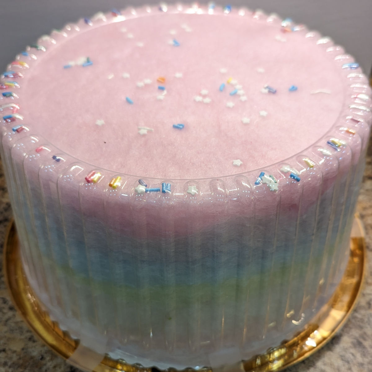 Cotton Candy Cake
